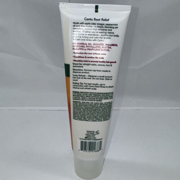 Cantu Refresh Root Relief with Apple Cider Vinegar and Peppermint Oil, 8 Ounce - Picture 2 of 6